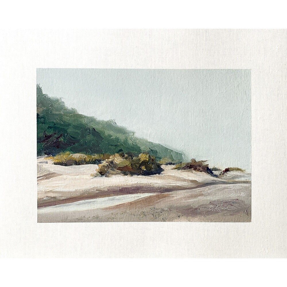 8x10 Original Seascape Oil Painting Pacific Ocean Impressionist Scene Art Signed
